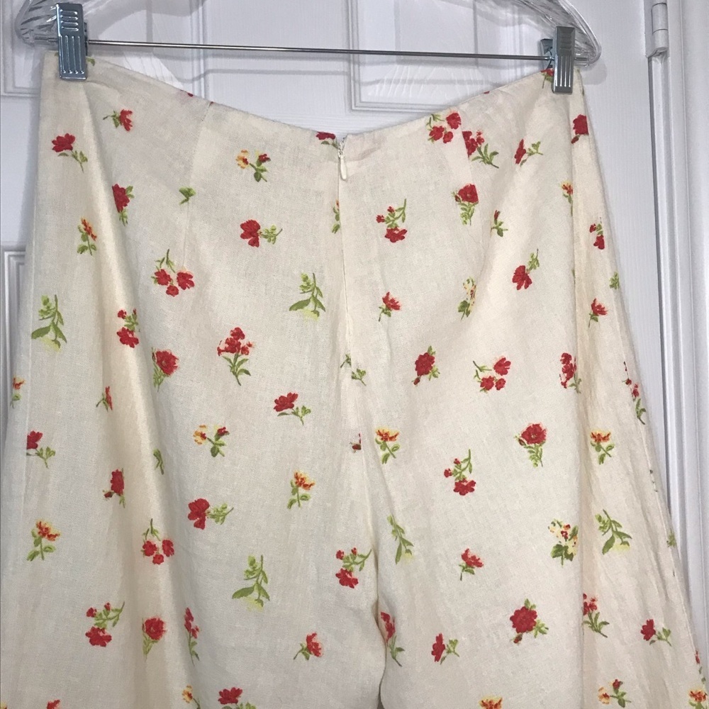 Forever 21 Linen Floral Pants - Picture 4 of 11